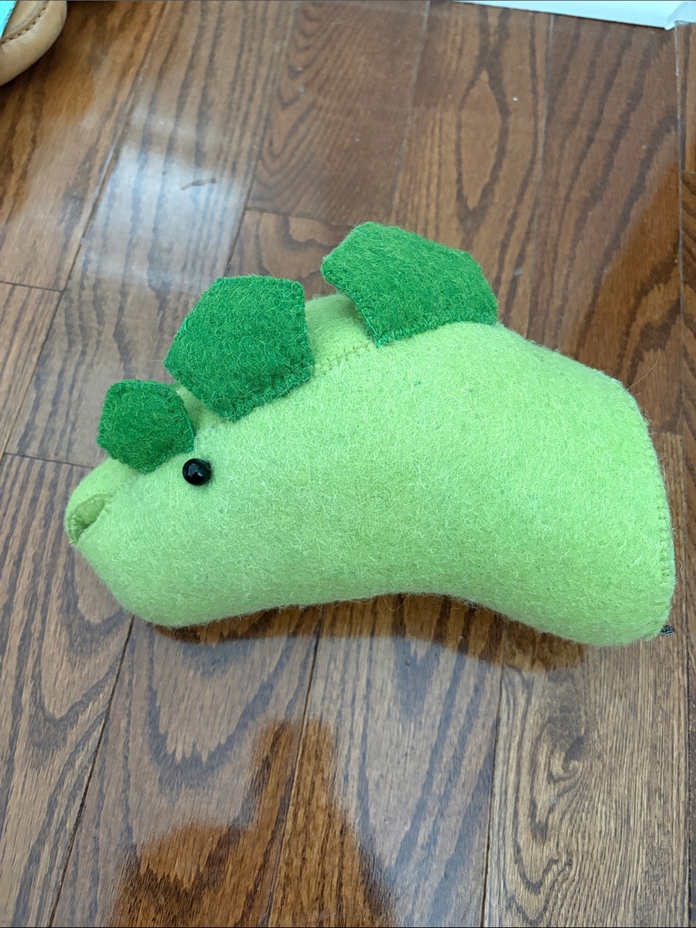 Green Plush Decorative Dino Accent - Fiona Walker England